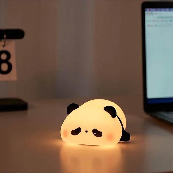 Sleeping Panda Silicon Lamp - Warm & Soothing Glow