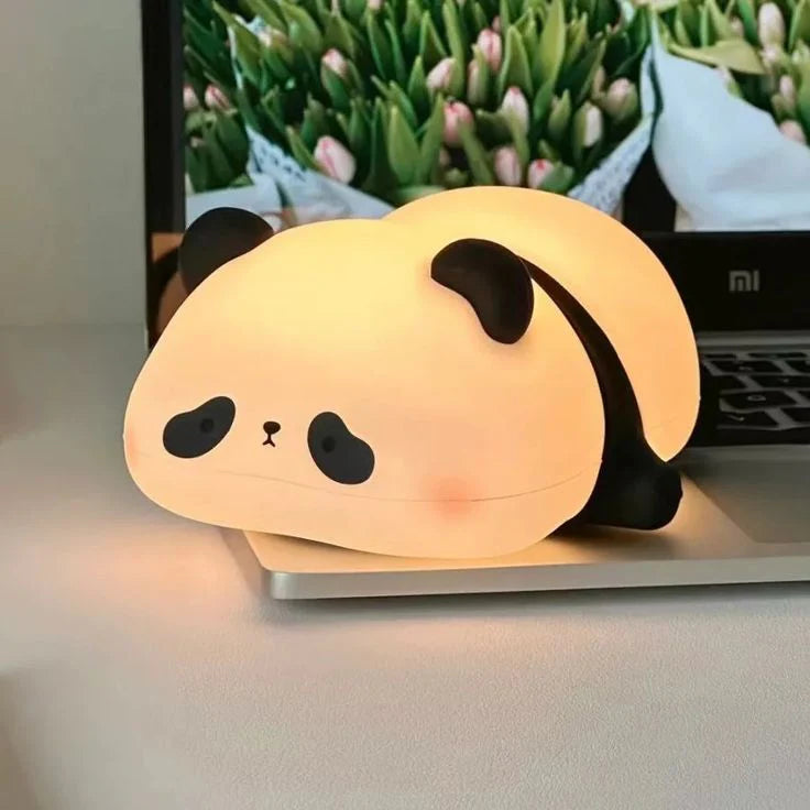 Sleeping Panda Silicon Lamp - Warm & Soothing Glow