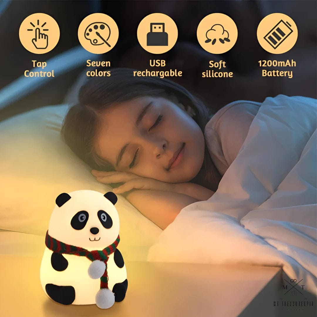 Cute Panda Silicon Night Lamp