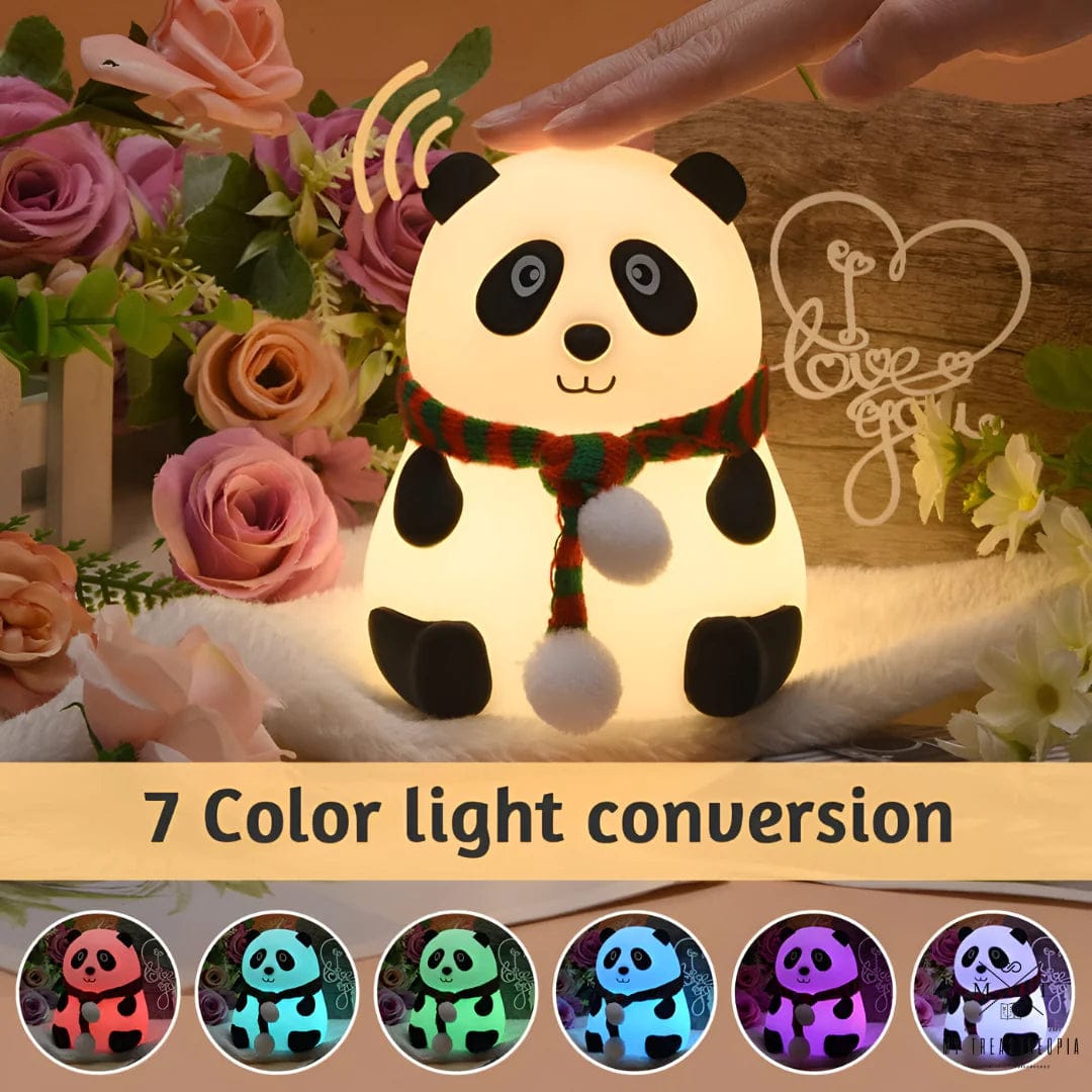 Cute Panda Silicon Night Lamp