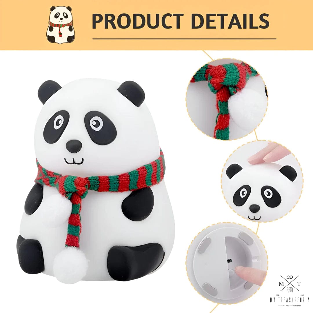 Cute Panda Silicon Night Lamp