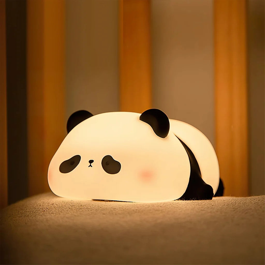 Sleeping Panda Silicon Lamp - Warm & Soothing Glow